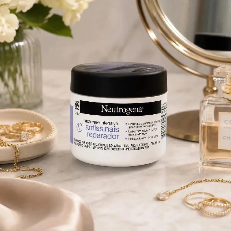 Creme Facial Hidratante Antissinais Neutrogena Face Care Intensive 100g