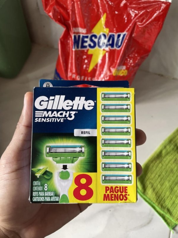 Gillette Mach3 Sensitive 08 Cargas