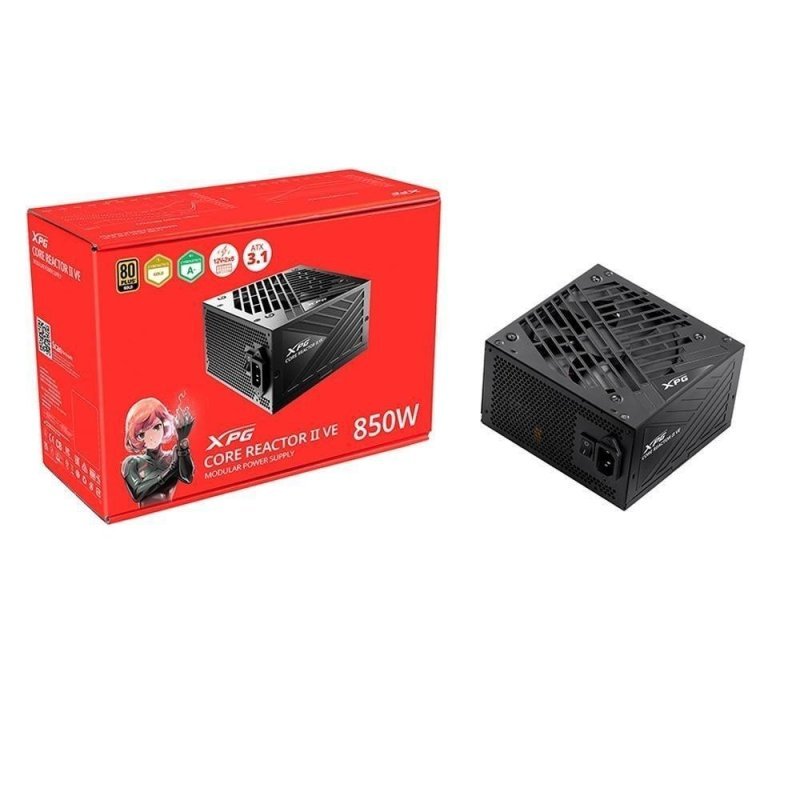 Fonte Xpg Core Reactor Ii Ve 850W Modular 80 Plus Gold