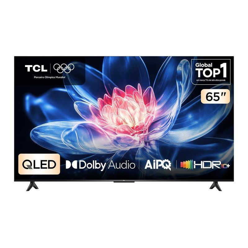 Smart Tv Tcl 65 Polegadas Qled 4K T6c Google Tv Hdr10+ 65T6c