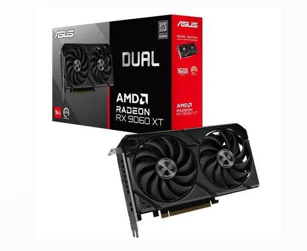 Placa de Vídeo Asus AMD Radeon RX 9060 XT Dual, 16GB