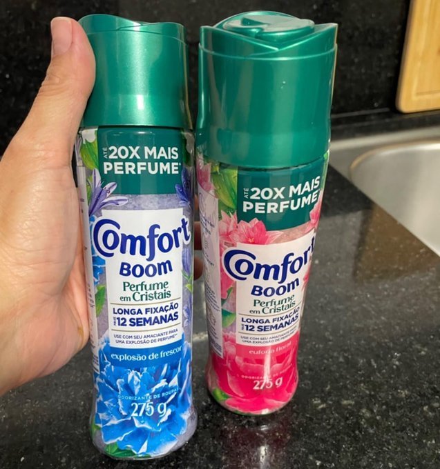 Comfort Boom Cristais 275g (Euforia Floral, Explosão de Frescor) com Frete Grátis