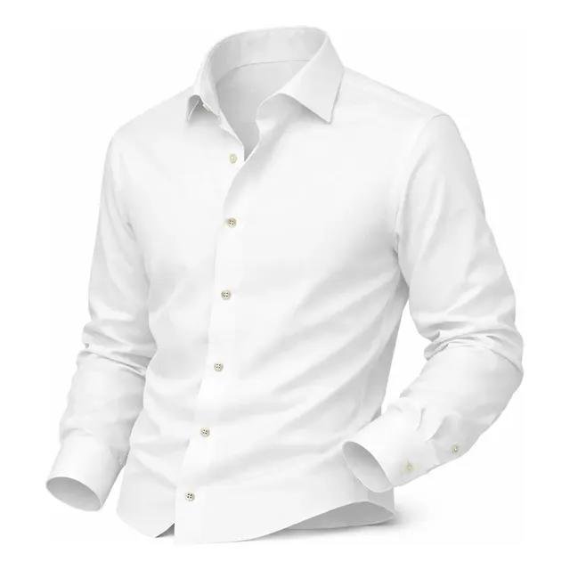 Camisa Social Masculina Slim Premium Manga Longa/Curta