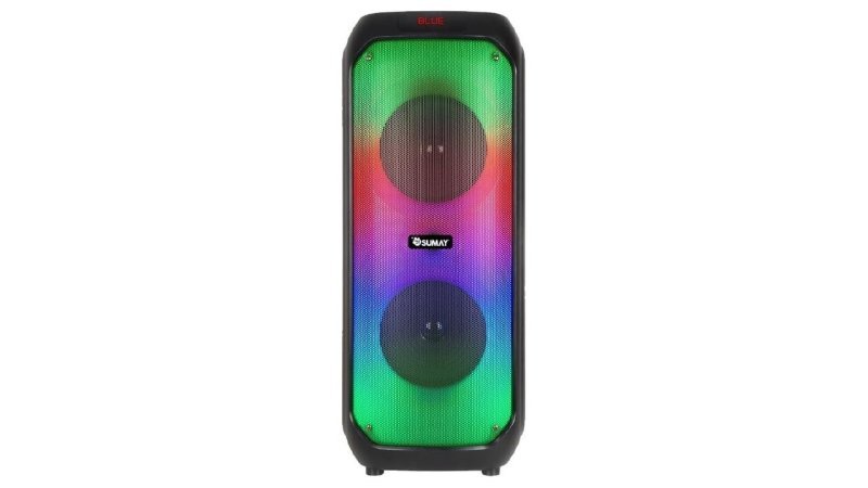 Sumay Caixa de Som Bluetooth Fire 1000W Portátil