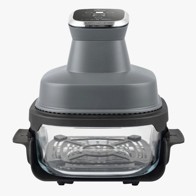 Fritadeira Elétrica 4L com Cesto de Vidro 1500W AFV-101 Air Fryer Travessa de vidro com Tampa Kian