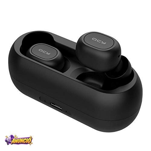Fone de Ouvido - Bluetooth - QCY T1C - 2020 - Preto