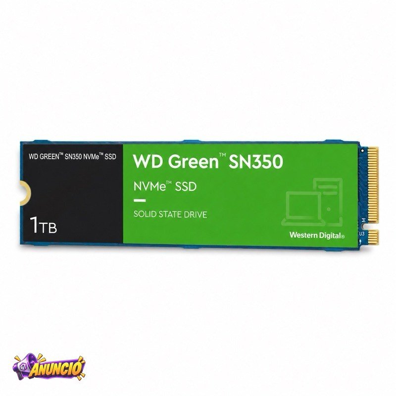 SSD Western Digital WD Green SN350 1TB NVMe M.2 2280