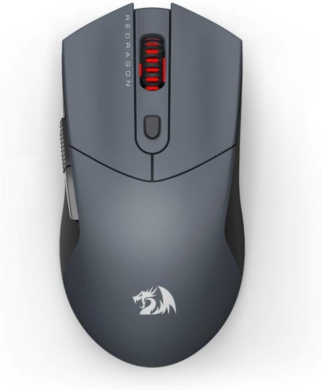 Mouse Gamer Redragon St4r Pro – PAW3395, 26.000 DPI, Sem Fio, Bluetooth, USB-C, Ambidestro, Preto (M917GB-PRO)
