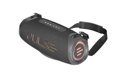 Caixa de Som Bluetooth Pulse E Boombox, Resistente à Água IPX6 e com Iluminação LED RGB – SP627