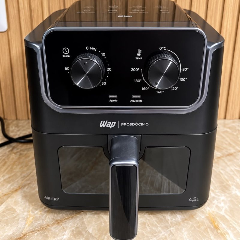 Air Fryer WAP Prosdócimo com Visor e Luz Interna 4,5L