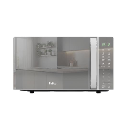 Micro-ondas Philco 20L Espelhado Pintura Limpa Fácil PMO24E 220v