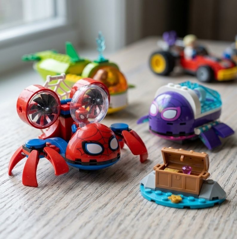 LEGO Marvel Spidey e seus Amigos Espetaculares Spidey: Veículos 11207