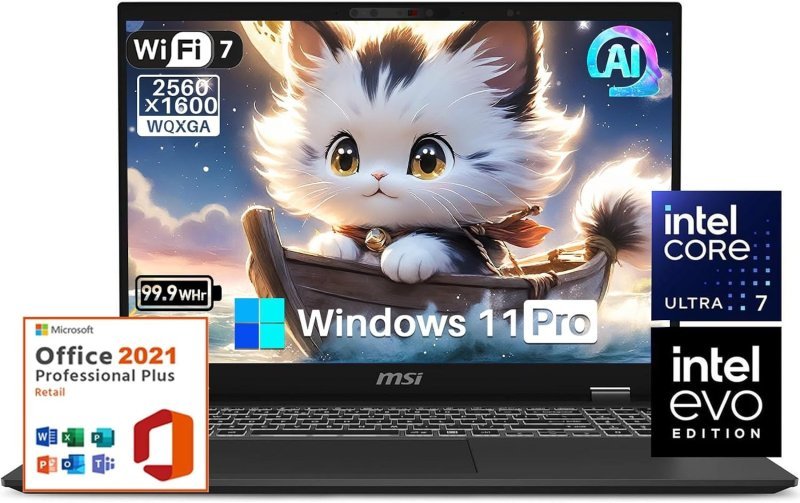 MSI Notebook Prestige 16 AI EVO