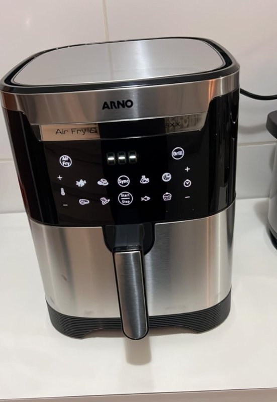Fritadeira sem Óleo e Grill Arno Airfry & Grill Expert Maxx Digital 6,5L AFD6