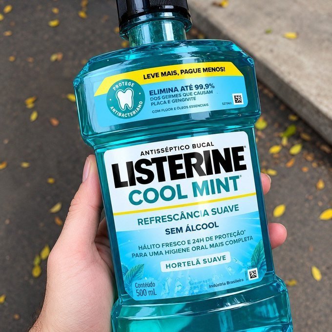 Listerine Cool Mint 1L sem Álcool
