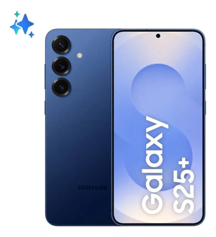 Samsung Galaxy S25+ 5g, 256GB, 12GB, Câmera Tripla - Azul marinho