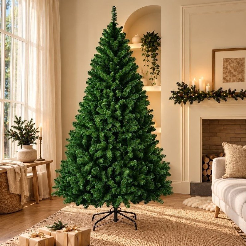 Árvore De Natal Grande 2,10 Metros 1000 Galhos + Frete Grátis