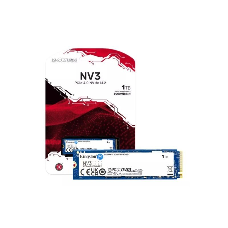 SSD M.2 NVMe Kingston NV3 1TB - Ultra Velocidade para Seu PC ou Notebook