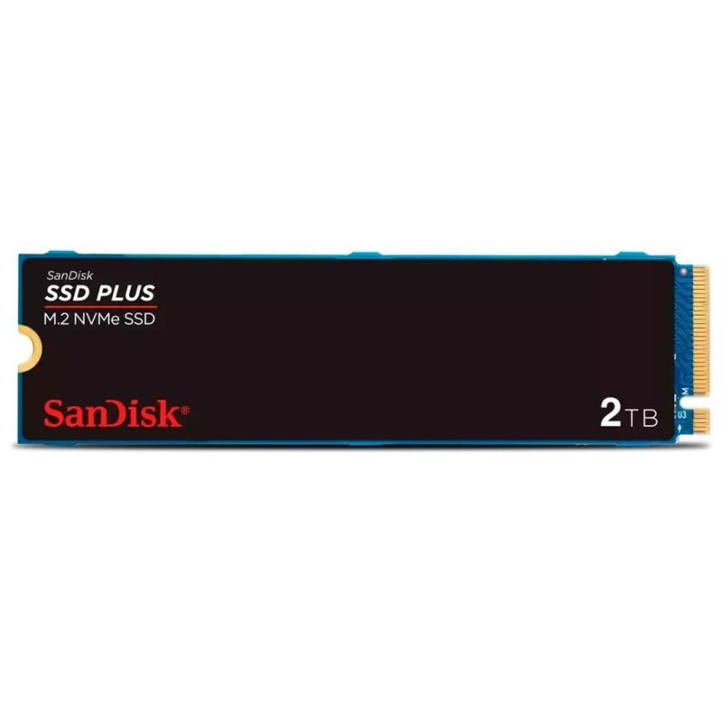 SSD Sandisk Plus 2TB M.2 2280 NVMe 3200 MB/s SDSSDA3N-2T00-G2