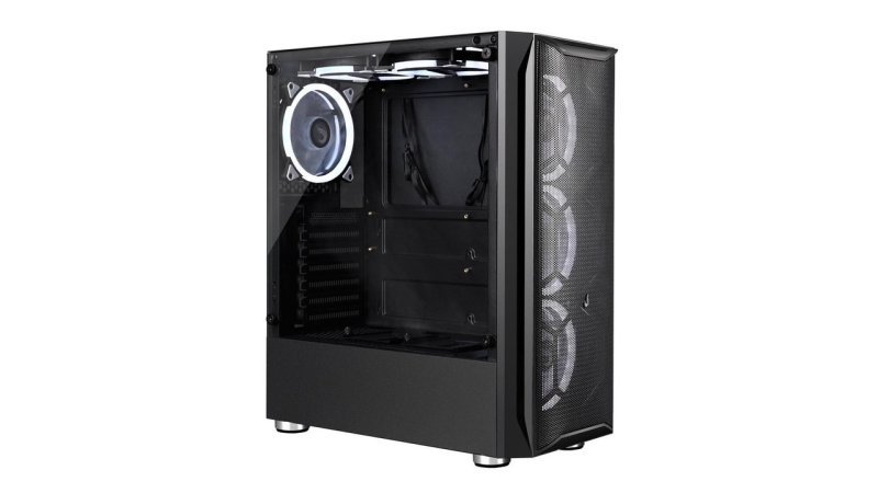 Gabinete Gamer Rise Mode Z3 Glass, Lateral em Vidro Fumê, Sem FANs, Atx, M-Atx, Preto - Rm-Z03-03-Fb