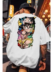 Camiseta Unissex Streetwear Son Fases Goku Dragon Mangá Ball