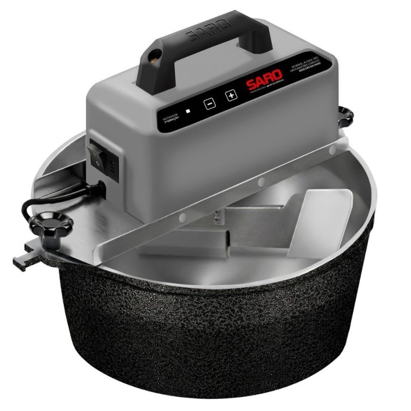 Panela Misturadora Automática para Doces e Massas SARO G3 10 Litros Preto Bivolt