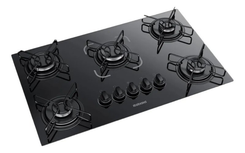 Cooktop Fogão Itatiaia Essencial 5 Bocas Bivolt Preto 127/220v