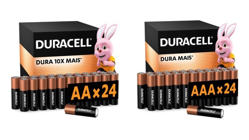 Pack 24un. Duracell Pilhas Alcalinas Pequena