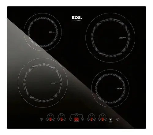 Cooktop De Indução 4 Bocas Eos 60cm Eci04ep Preto