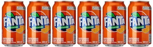 Pack de Fanta Laranja lata 350ml 6 unidades
