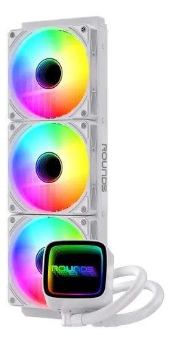 Water Cooler Round 5 Eurus Preto de 360mm Com Argb Para Cpu