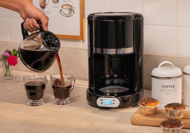 Cafeteira Elétrica Arno Soleil 1,25L SPFC com timer