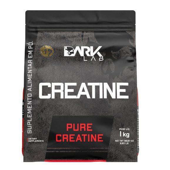 Creatina Monohidratada Pura 1kg, 500g, 600, 300g, 300g Refil e 150g Dark Lab
