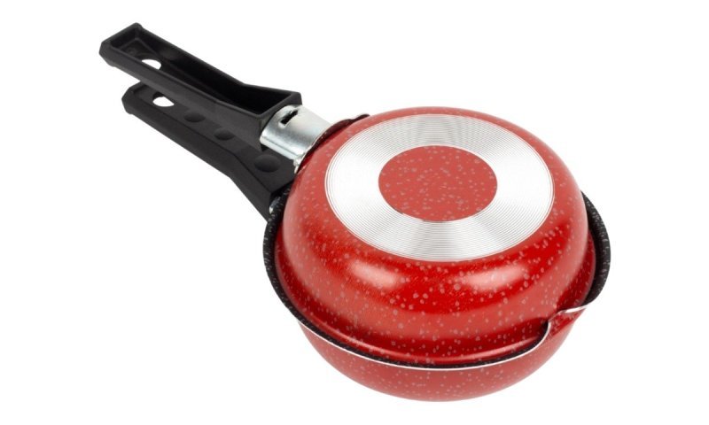 Frigideira Hamburgueira Dupla Antiaderente 14Cm Vermelho Nacional