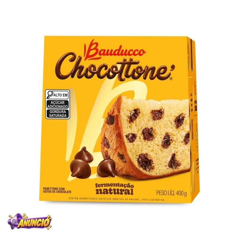 Chocottone com Gotas de Chocolate 400g Bauducco