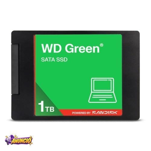 Western Digital WD Verde SATA 1TB, até 545 MB/s, 2,5 polegadas/7 mm, garantia 3Y, unidade de estado sólido interna (SSD) (WDS100T5G0A-00CPT0)