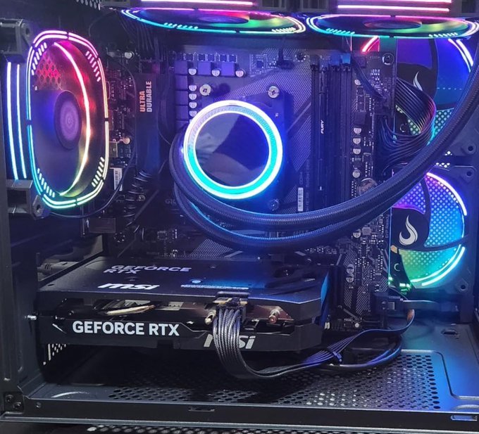 Kit 3 Ventoinhas Rise Mode RGB Aura Pro 5V 120mm