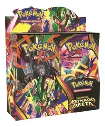 Box Pokémon TCG 36 Booster Reinado Delta Exclusivo Meli+