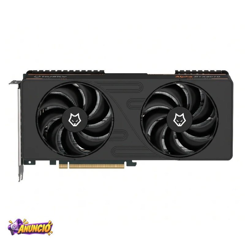 Placa De Video Husky Alpha Rtx 3070 Nvidia 8GB Gddr6 256 Bit Dual Fan Hdmi 3X Displayport Hvg3070