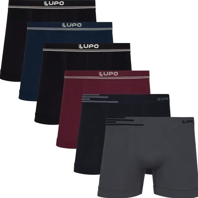 KIT DAS BOXER SEM COSTURA DA LUPO