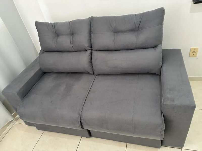 Sofá Retrátil e Reclinável 3 Lugares 1,90m