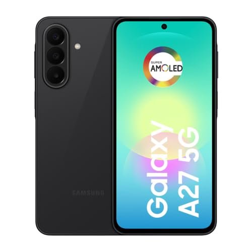 Celular Galaxy A27 5G 128GB, câmera tripla de 50MP - Preto