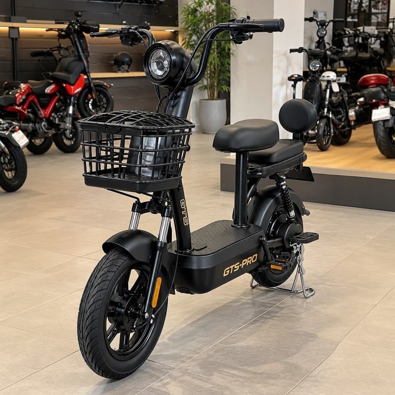 Bicicleta Elétrica GTS Super Power 500W Preta