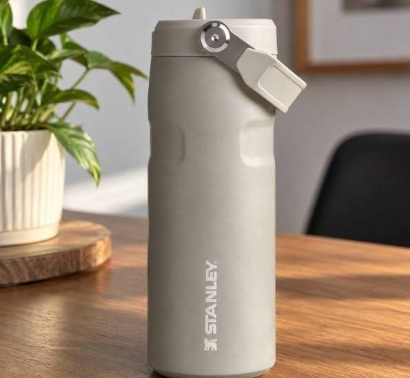 Garrafa Térmica Stanley Aerolight Flip Straw Ash 473ml